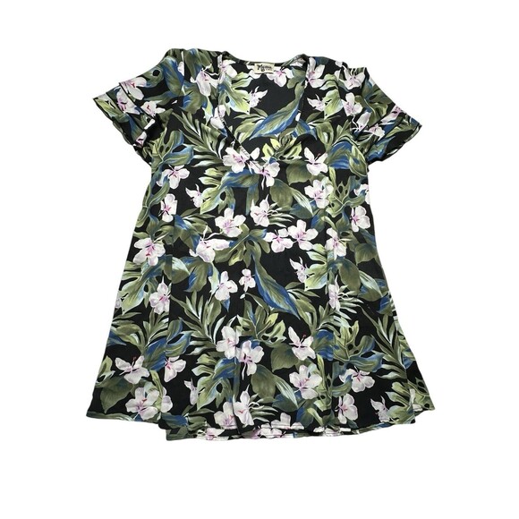 $215 Show Me Your Mumu Women's Green Disick Flutter Sleeve Shift Dress XS #E10-1 - Picture 3 of 10